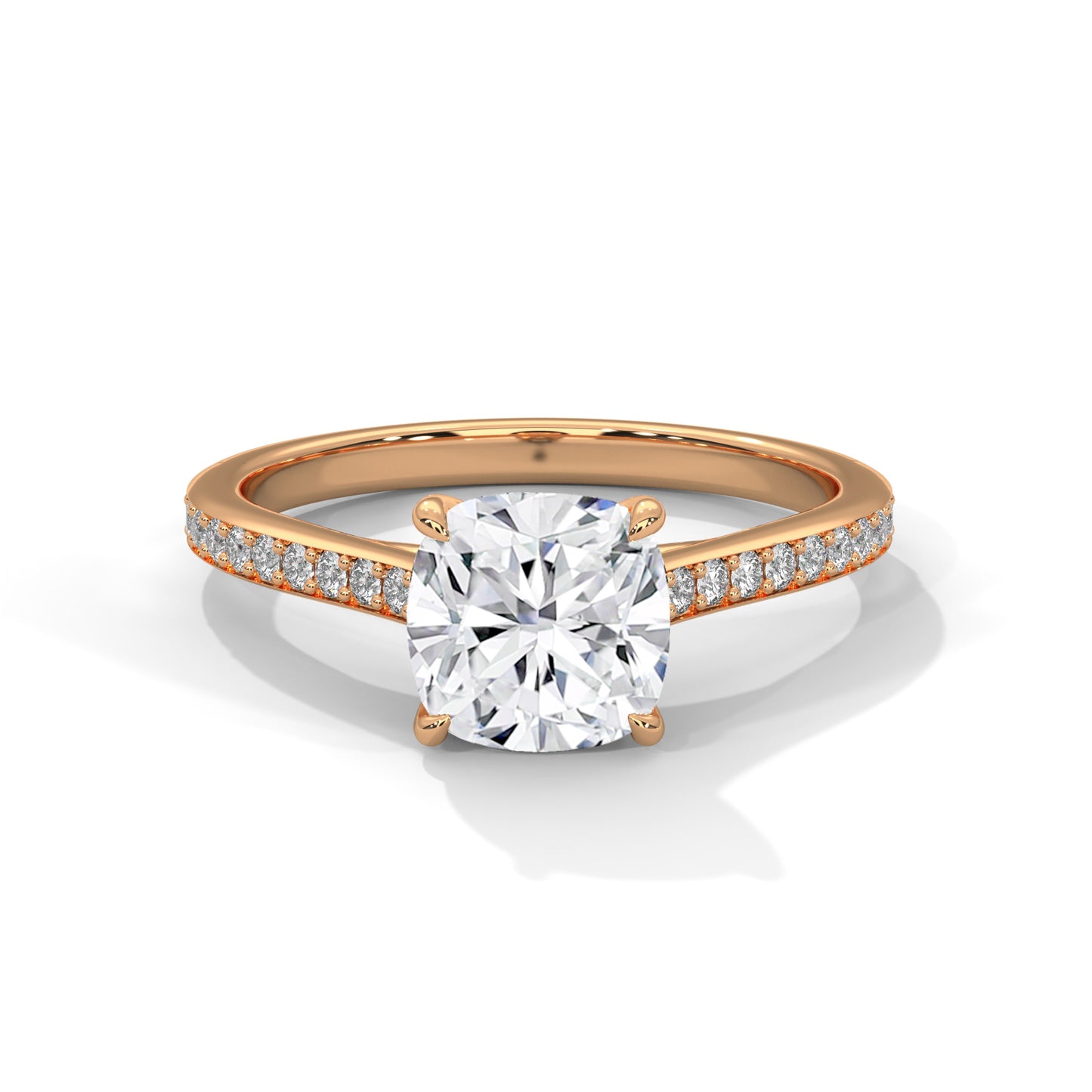1.30 Carat Diamond Ring | 1 Ct IGI Certified Center | 14K Gold | Elegant Design in 3.10g