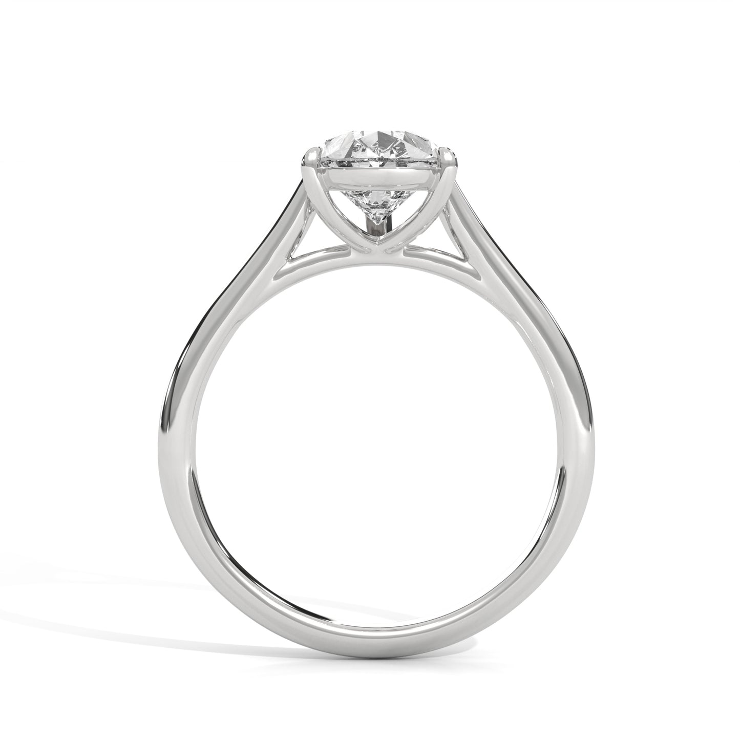 Pear Shape Lab-Grown Diamond Ring | 1 Carat IGI Certified | 14K Gold