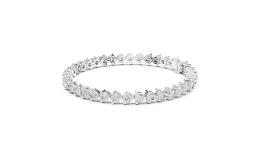 8 Carat Diamond Tennis Bracelet | 14K Gold | IGI Certified