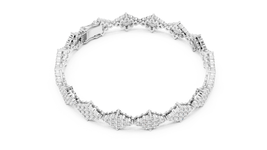 Luxury 5.50 Carat Diamond Bracelet in 14K Gold – 144 Round Diamonds | IGI Certified | White, Yellow & Rose Gold