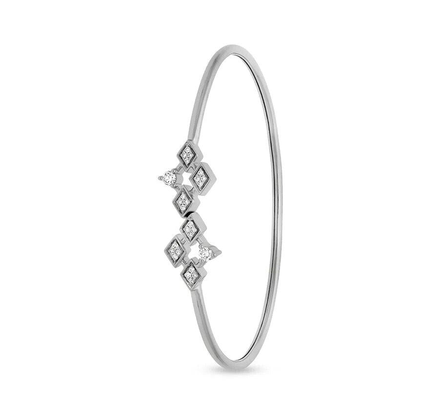 Браслет с круглыми бриллиантами Sterling White