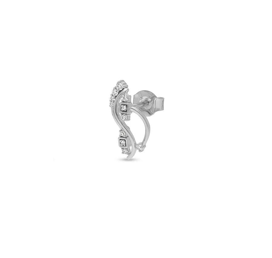 Radiant Prong-Set Diamond Stud Earrings