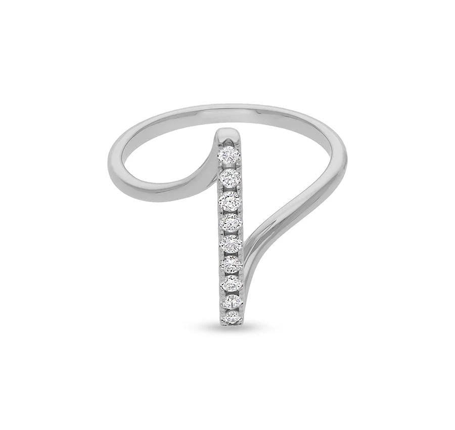 Round Channel Set Diamond Casual Ring