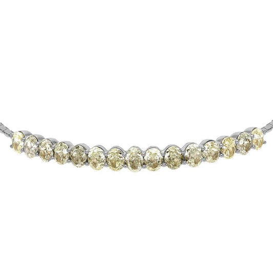 Serenia Oval Channel Diamond Bracelet