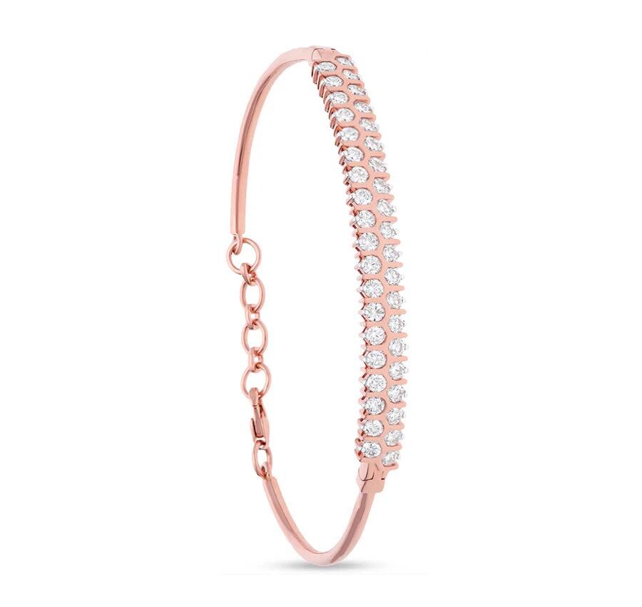 EternaBar Diamond Rose Gold Bracelet