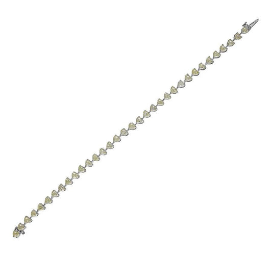 Celestia Heartline Diamond Bracelet