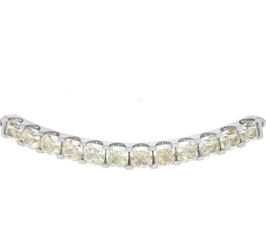 Браслет Lustreluxe Cushion Diamond Bolo