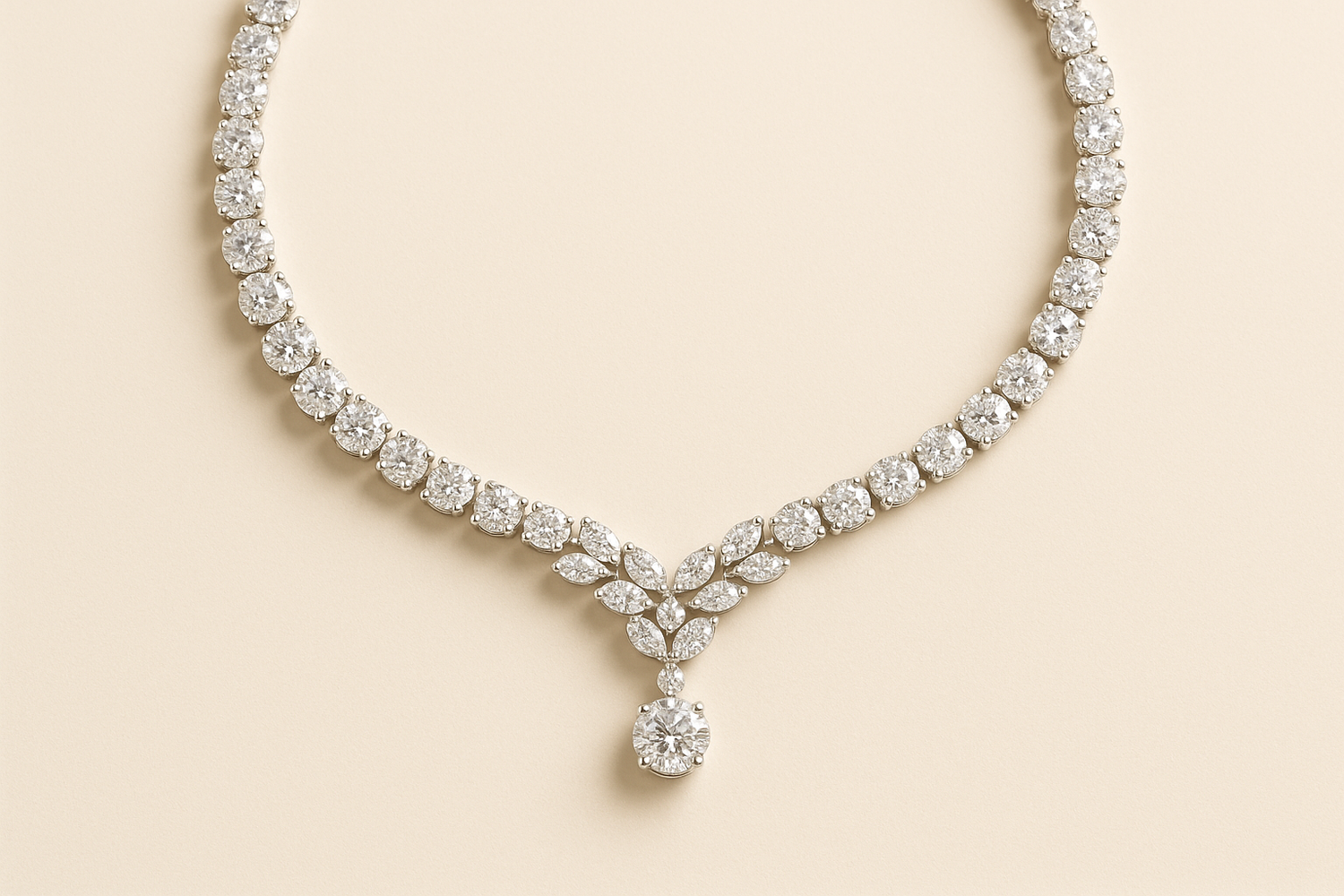 Natural Diamond Necklace