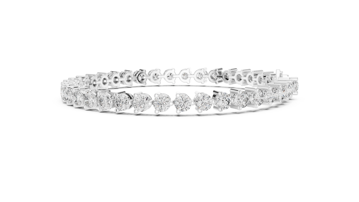 8 Carat Diamond Tennis Bracelet | 14K Gold | IGI Certified