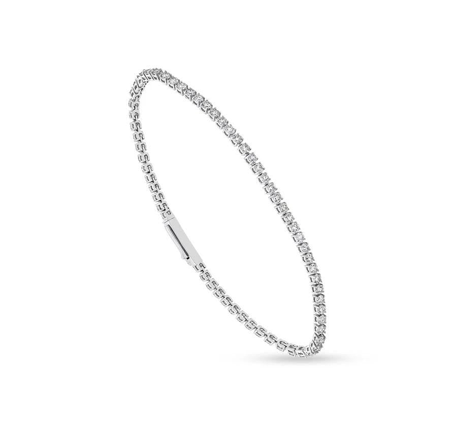 Solara Prong-Set Diamond Tennis Bracelet