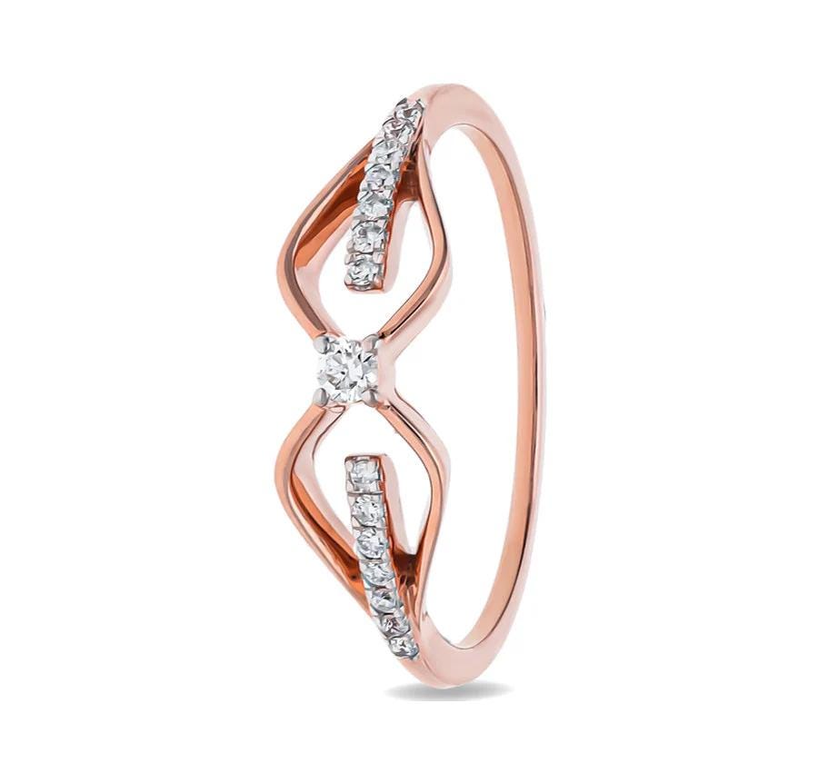 Infinity Shape Diamond Ring