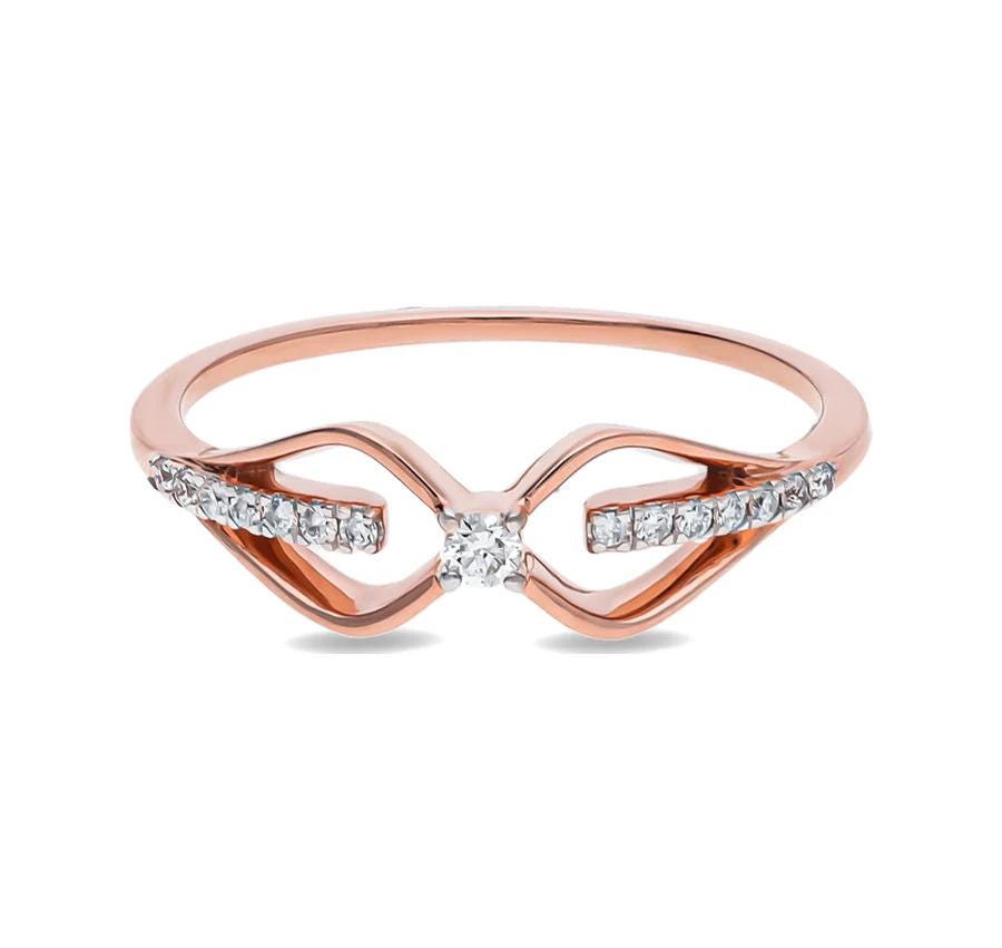 Infinity Shape Diamond Ring