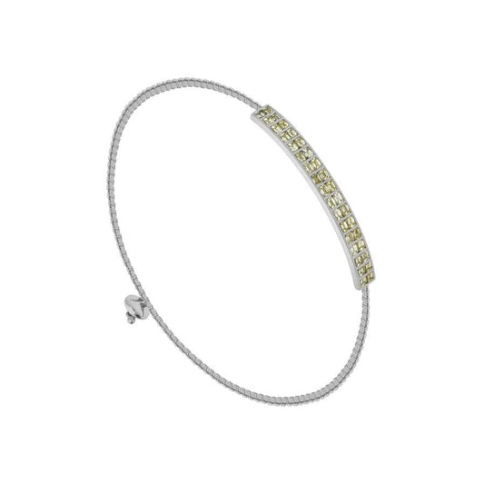 Aureline Emerald Bar Bolo Bracelet