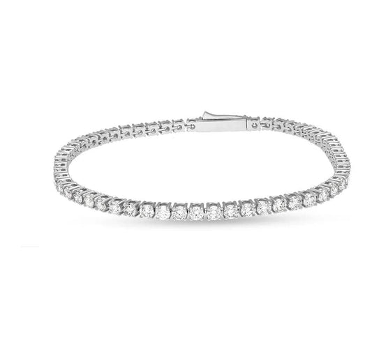 EternaLux Round Diamond Tennis Bracelet