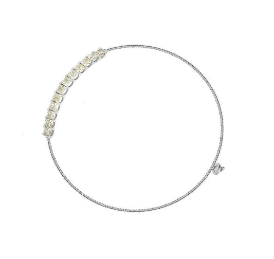 Lustreluxe Cushion Diamond Bolo Bracelet