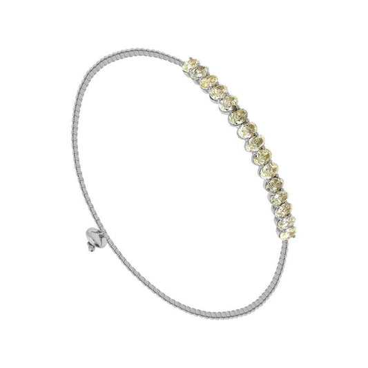 Serenia Oval Channel Diamond Bracelet