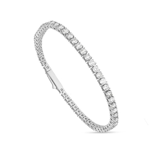 EternaLux Round Diamond Tennis Bracelet