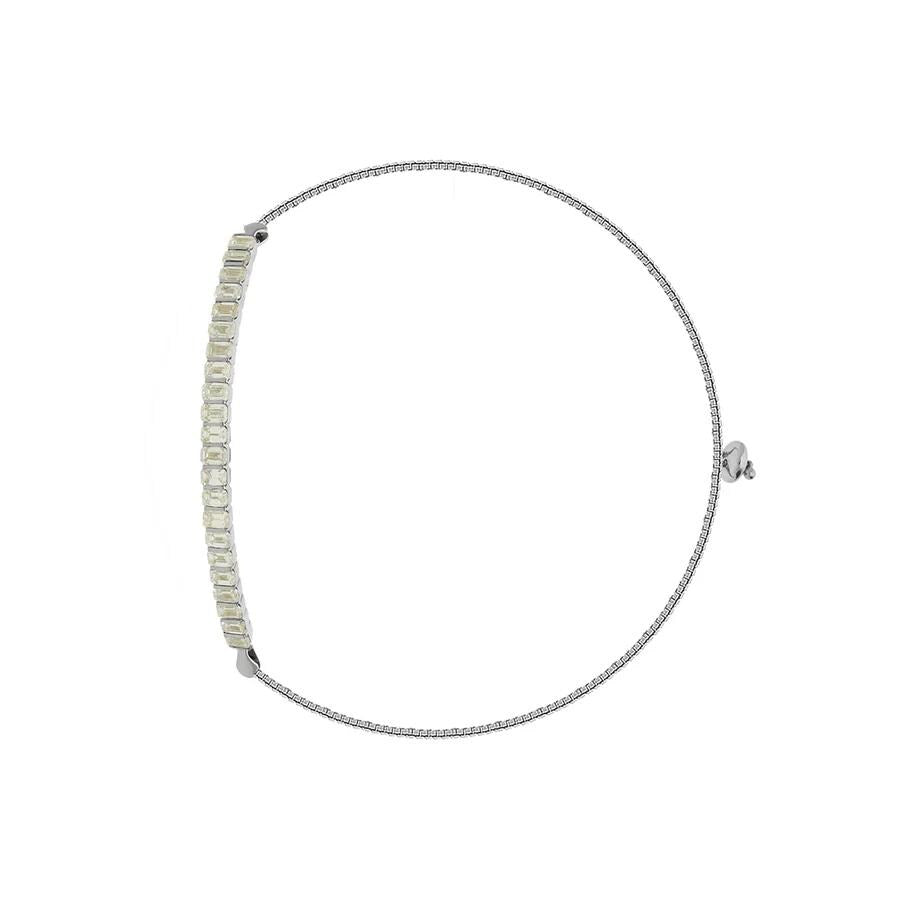 Seraphine Emerald Channel Bolo Bracelet
