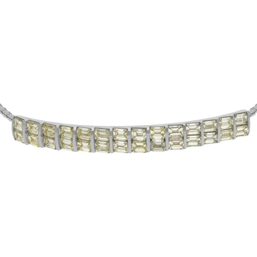 Soléa Bar-Set Emerald Diamond Bolo Bracelet