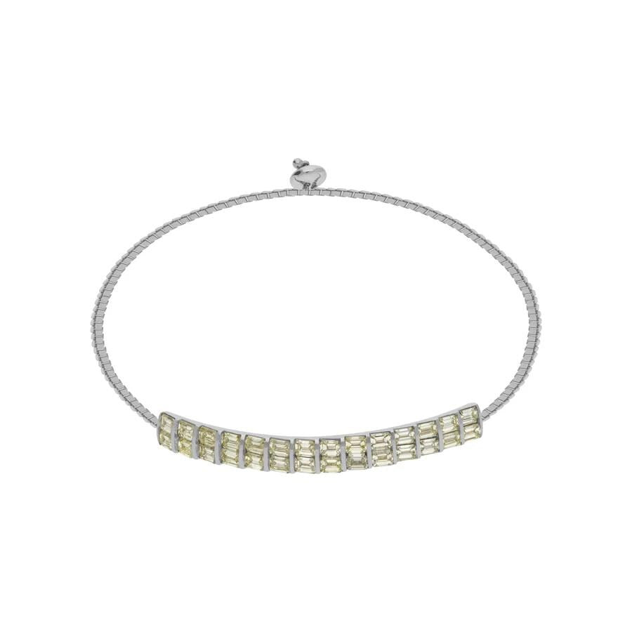Soléa Bar-Set Emerald Diamond Bolo Bracelet