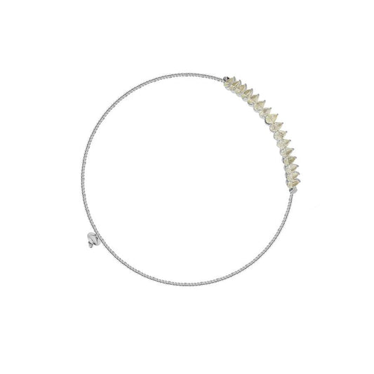 Veloura Pear Channel Diamond Bracelet